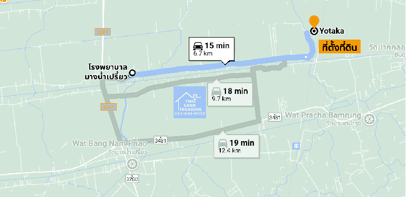 ที่ดิน 59600000 ฉะเชิงเทรา บางน้ำเปรี้ยว หมอนทอง